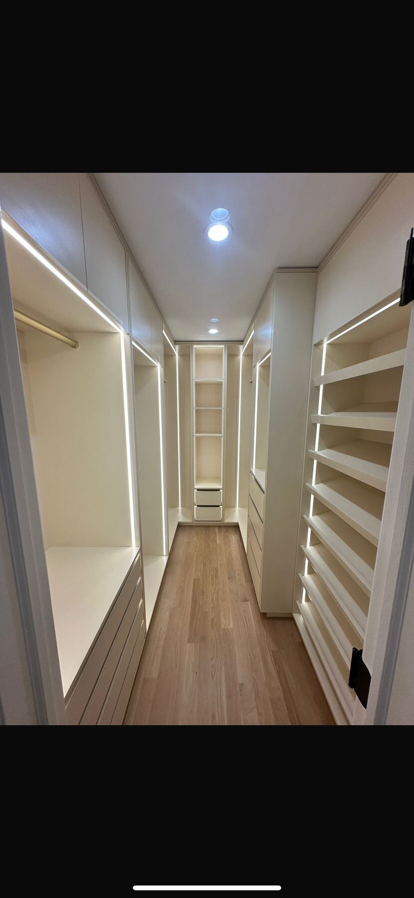 Inspiration reference for a custom walk-in closet